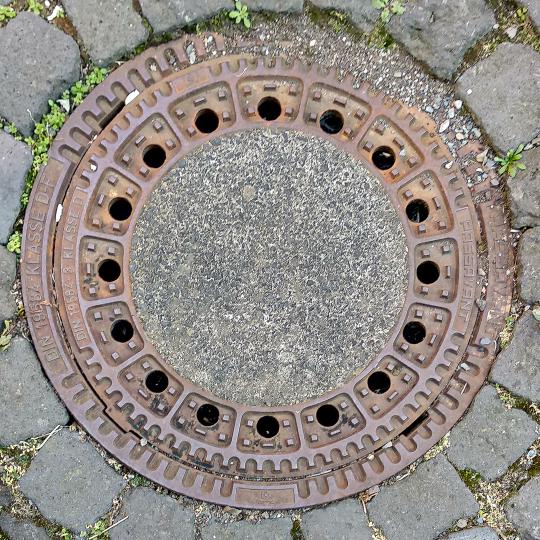 Concrete Manhole Cover with Metal Frame
