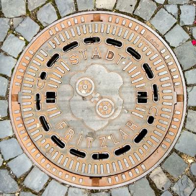 Fritzlar Coat of Arms Manhole Cover
