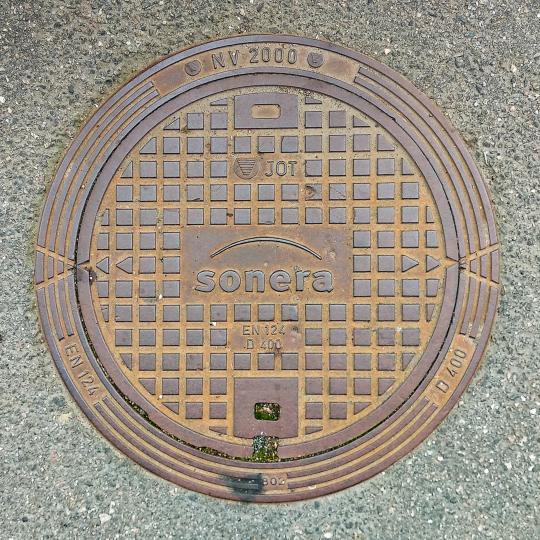 Sonera Manhole Cover by Niemisen Valimo