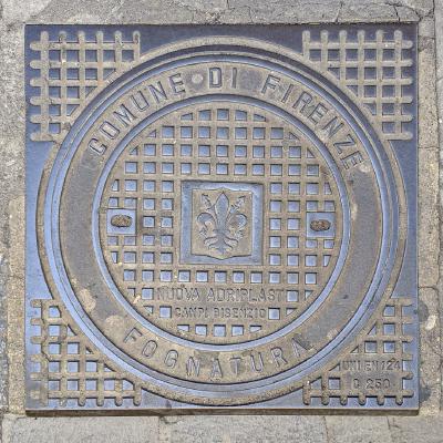 Comune di Firenze Fognatura Manhole Cover